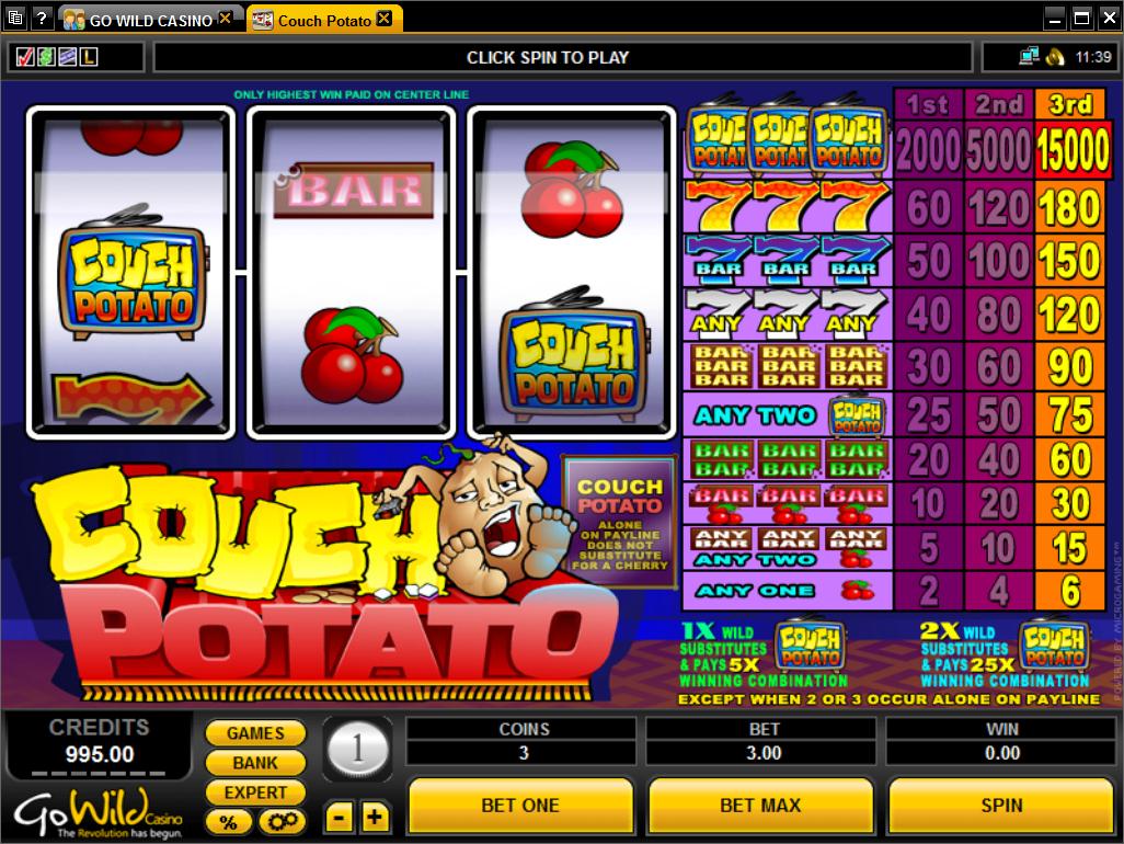 Couch Potato Slot Is Free To Play With No Registration Required